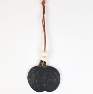 Black Pumpkin Clay Ornament Oil Diffuser